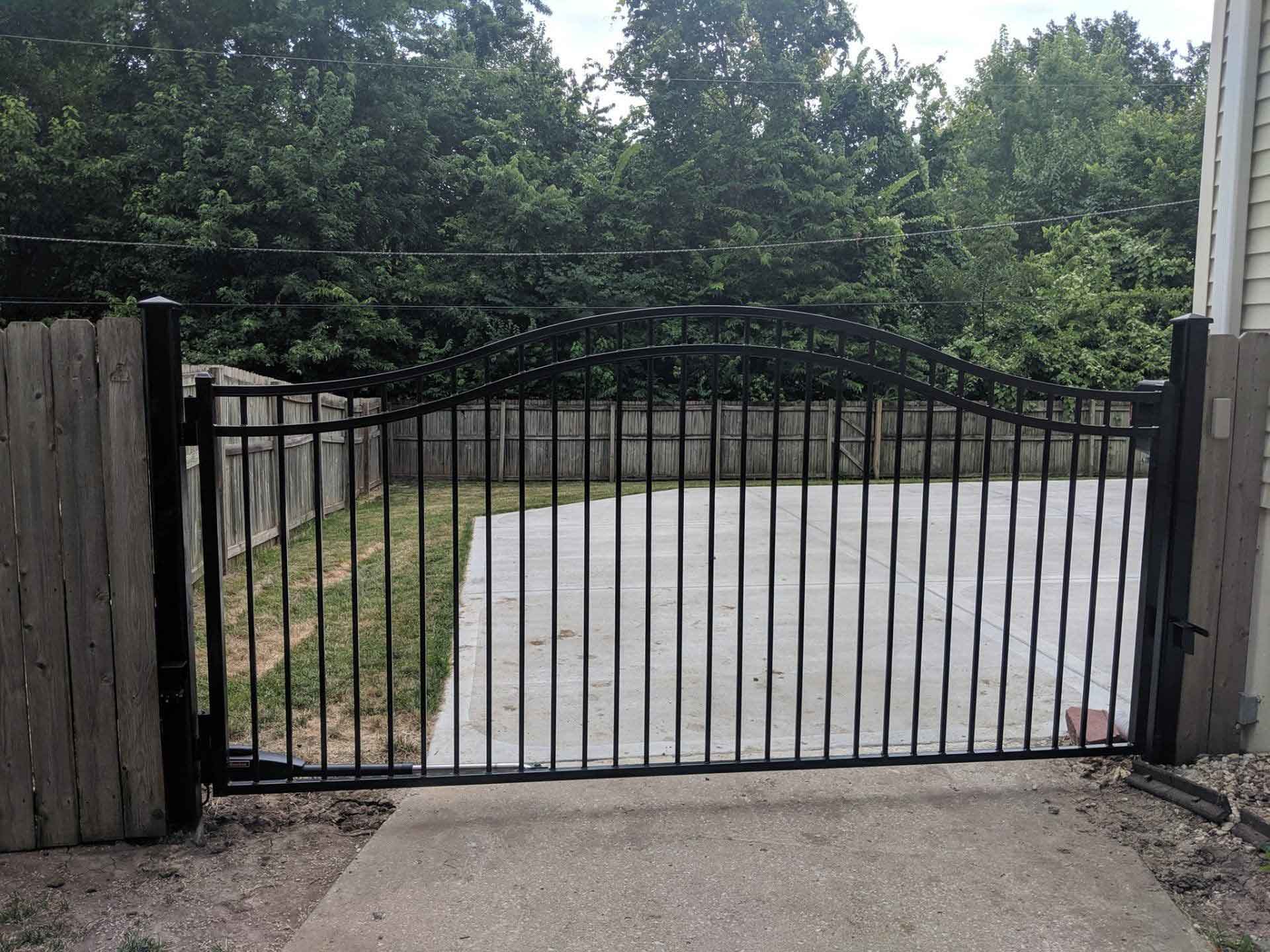 Black Metal Gate — Kansas City, KS — Allied Fence & Security