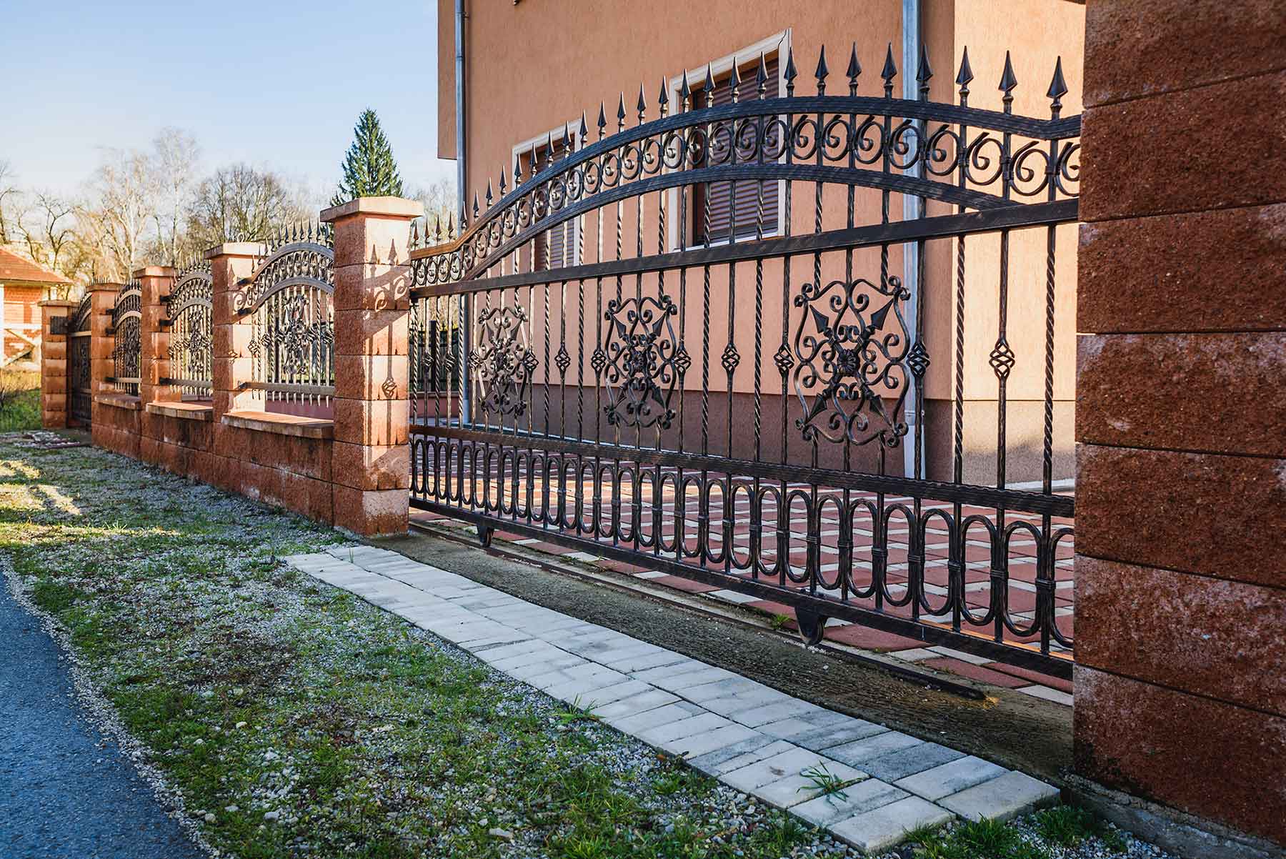 Black Wrought Iron Fence — Kansas City, KS — Allied Fence & Security