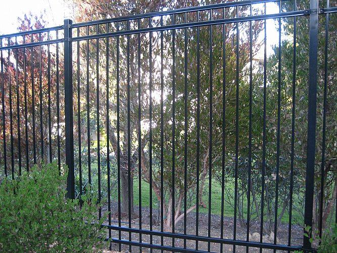 Tall Black Iron Fence — Kansas City, KS — Allied Fence & Security