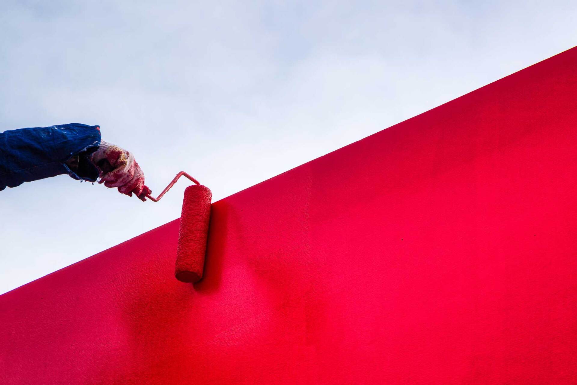 Bright Red Exterior Paint — Modesto, CA — Modesto Color Center