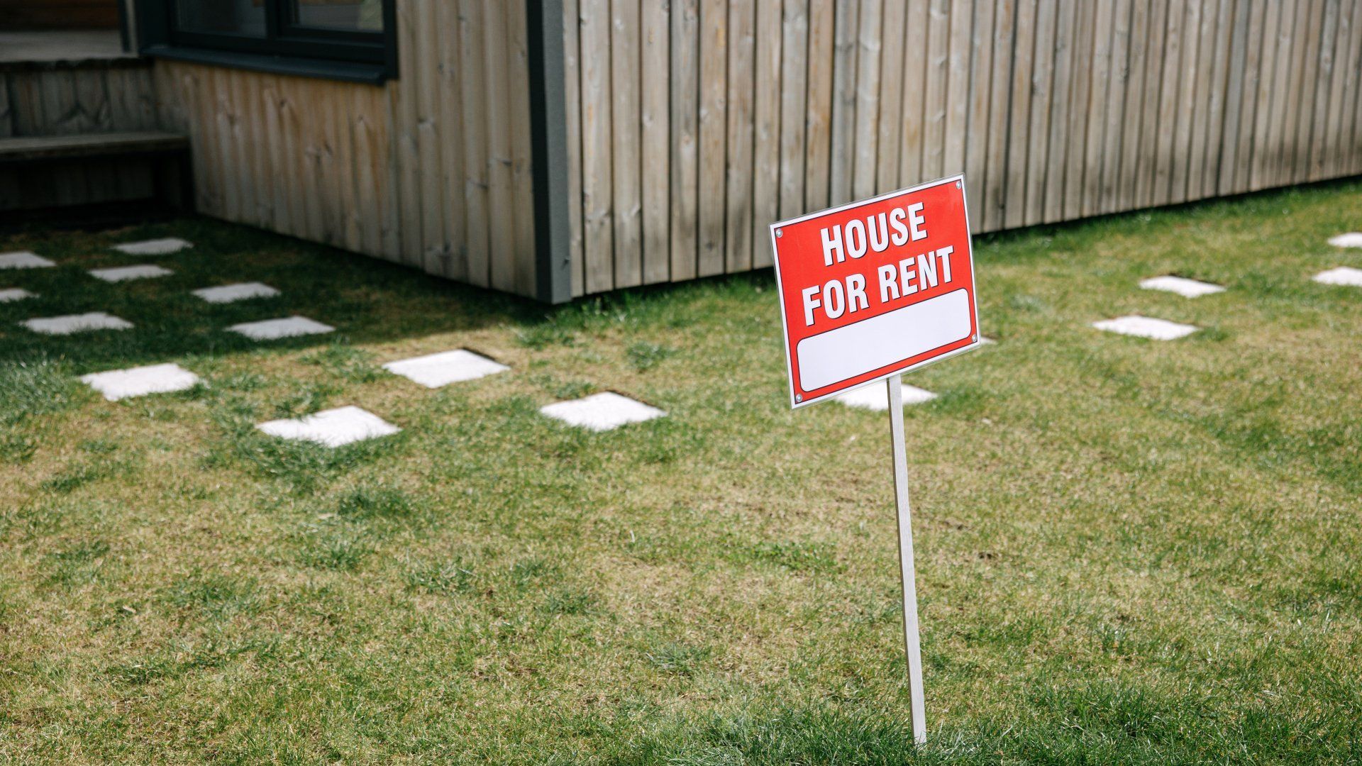 House for Rent signage