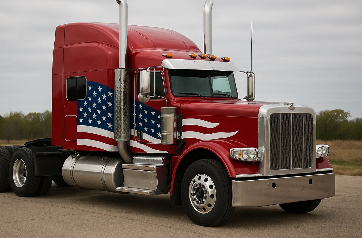 American semi truck