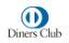 Diners Club logo: A blue and white circle with the words 
