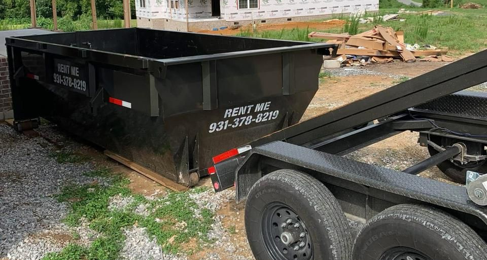 Professional dumpster delivery Manchester TN driveway protection