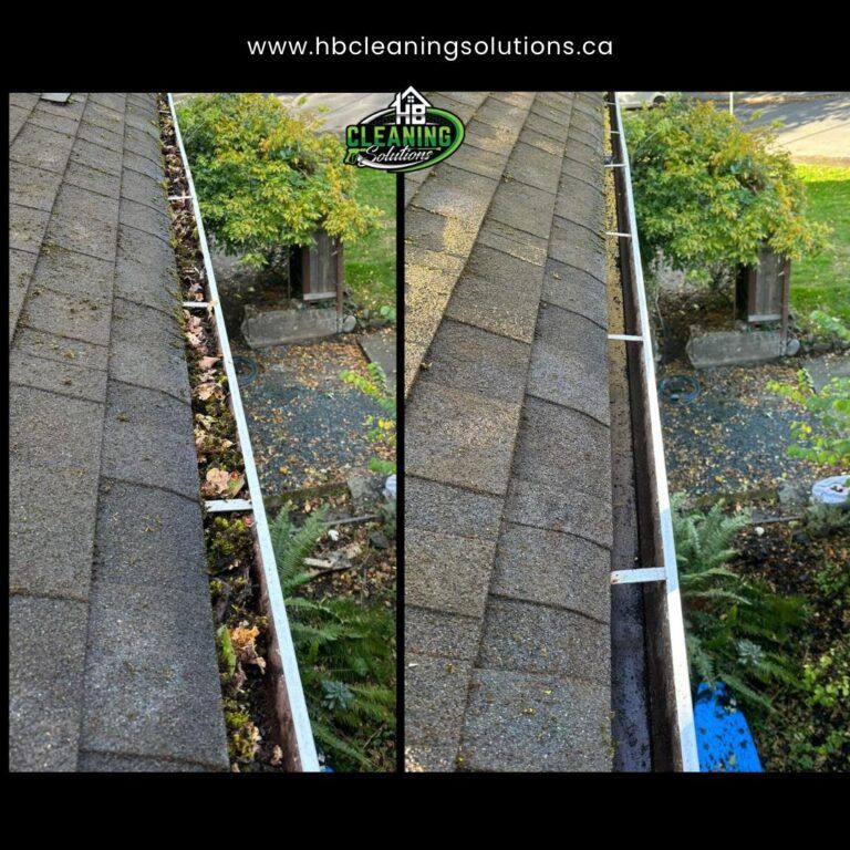 Residential gutter cleaning in Victoria BC
