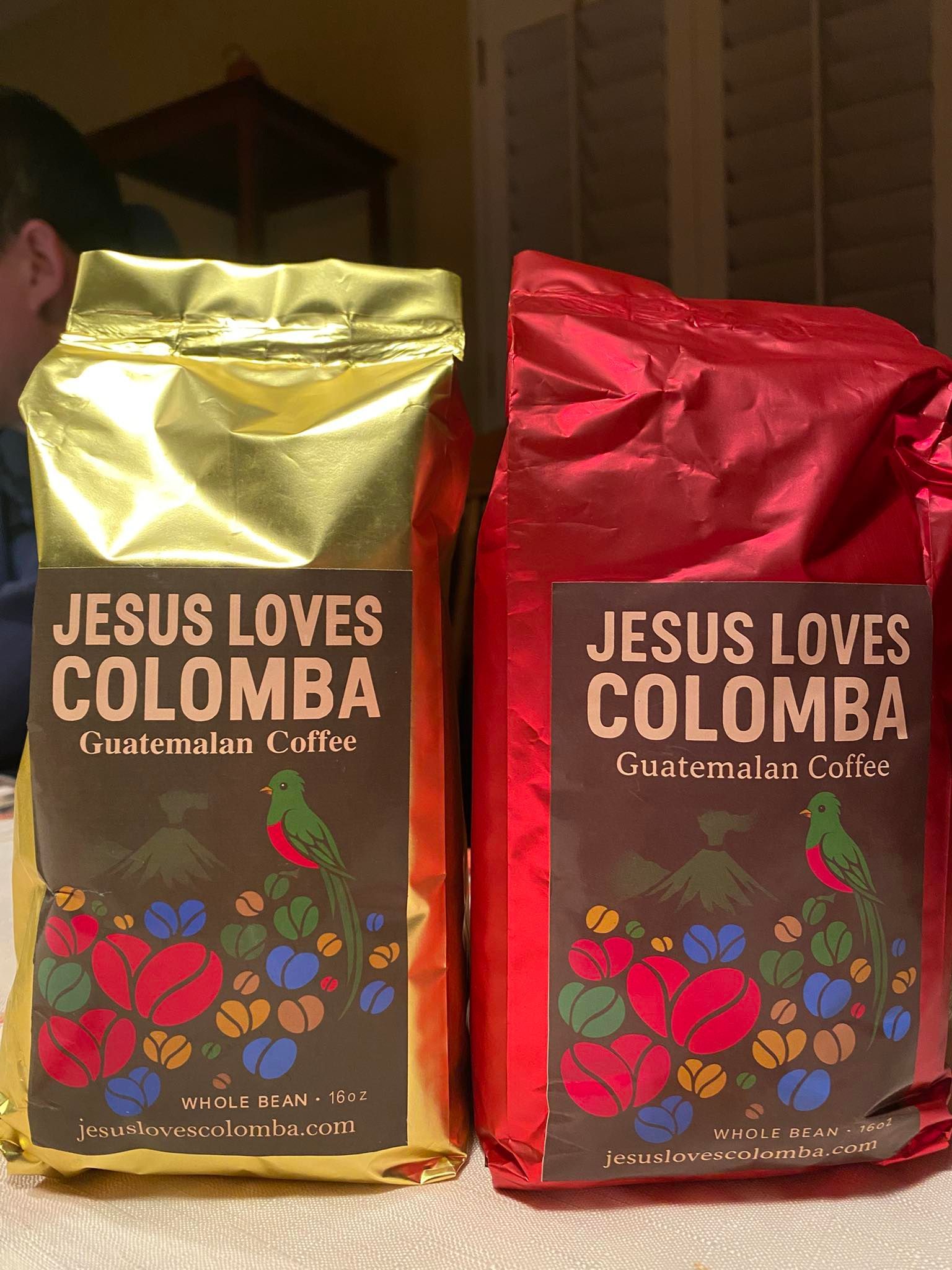 Jesus Loves Colomba Coffee
