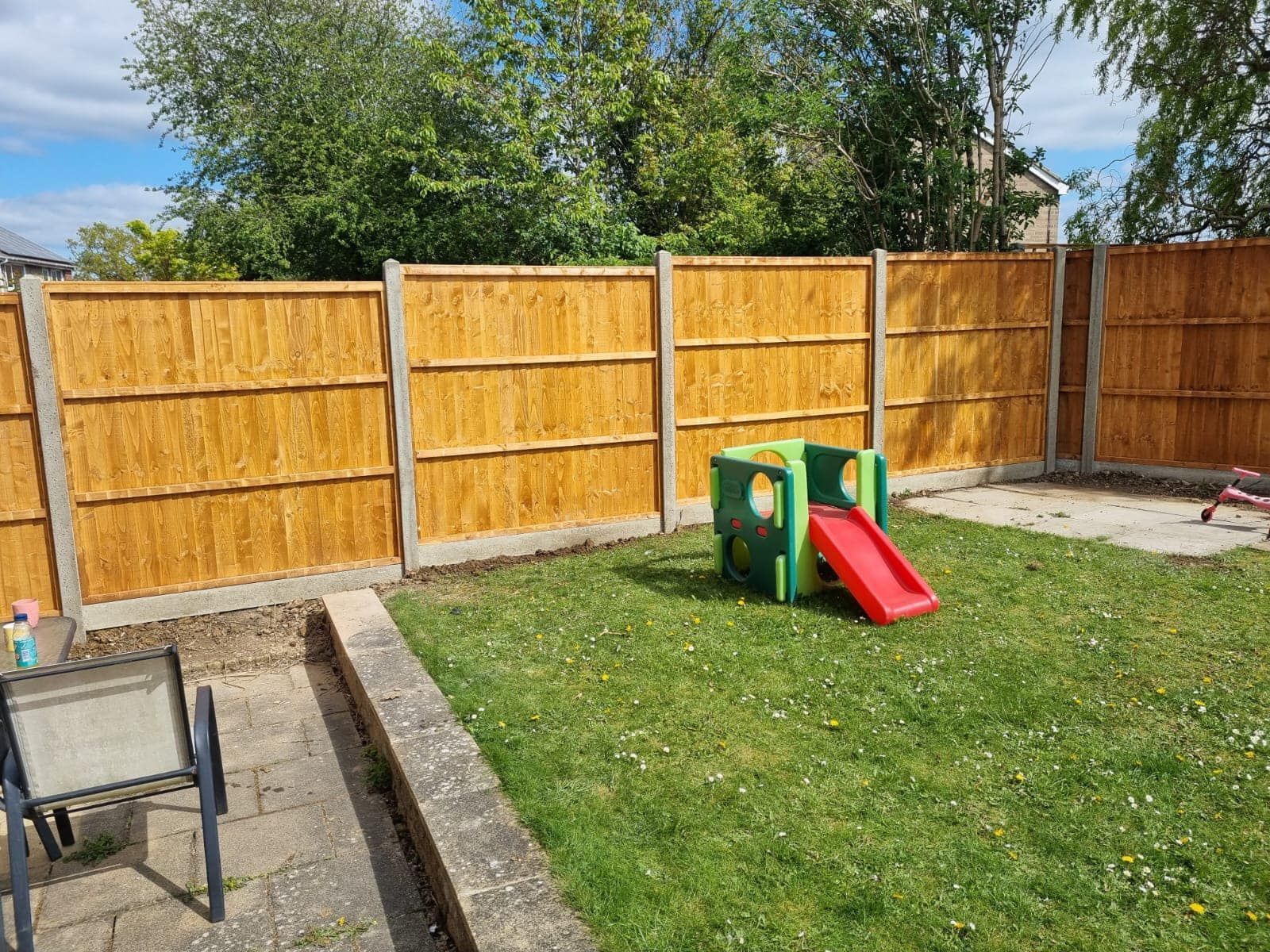 Wooden Garden Fence Repairs Edinburgh