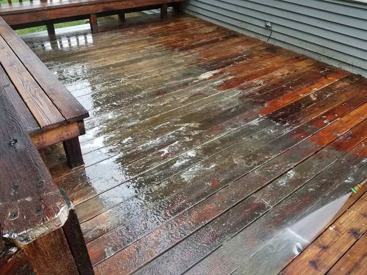 Patio Cleaning — Results in East Windsor, NJ