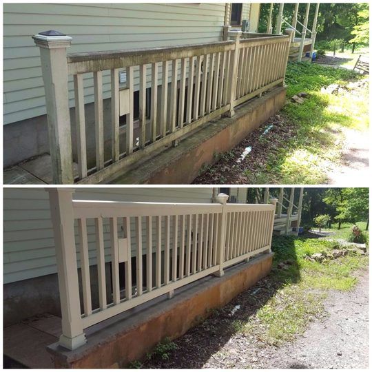Results of Cleaned Deck — Results in East Windsor, NJ
