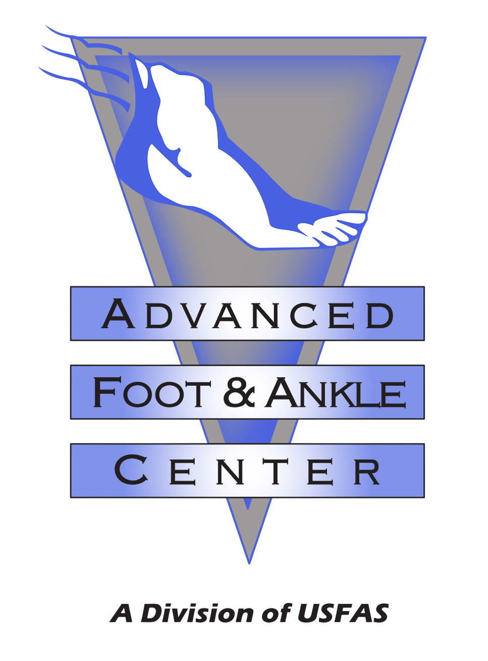 The logo for the advanced foot and ankle center