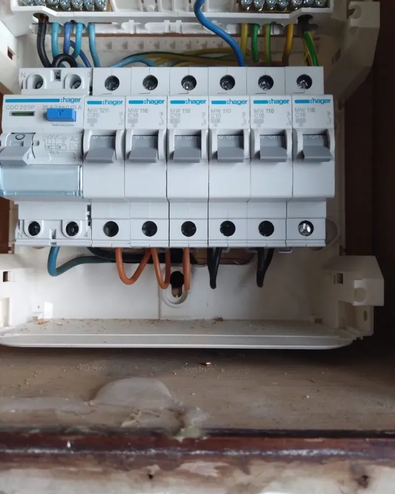 Electrical inspection and certification carried out on Algarve property by DGEG certified electrician