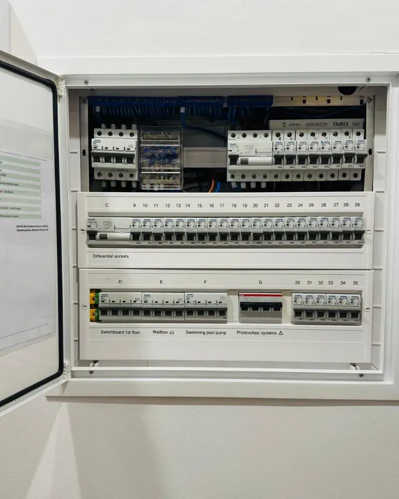 DB box installation Algarve villa