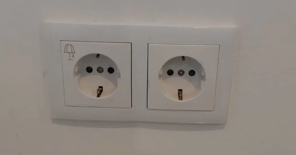 Portuguese plug sockets in Algarve property inspected by DGEG electrician