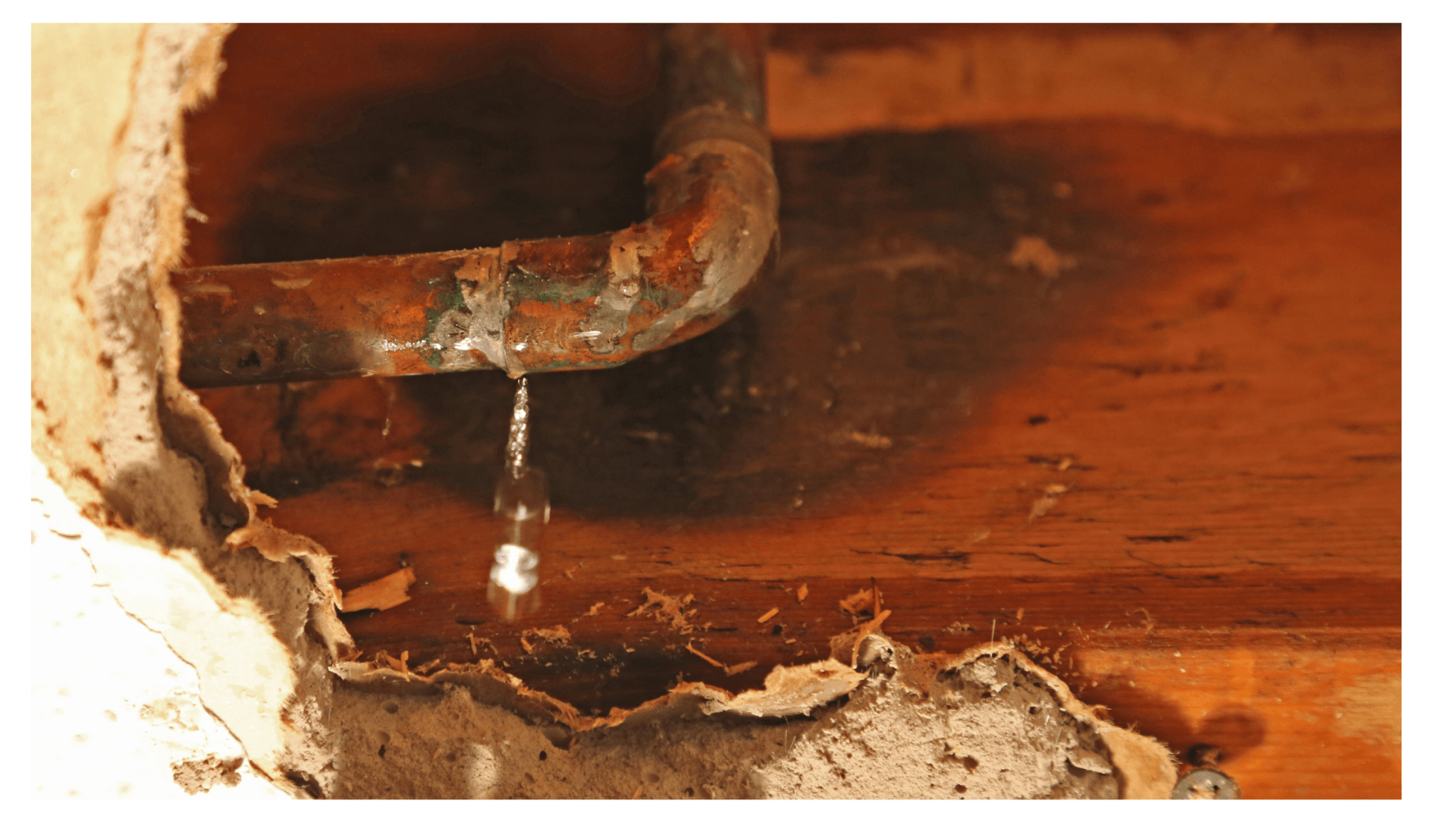 How to find a water leak inside a wall