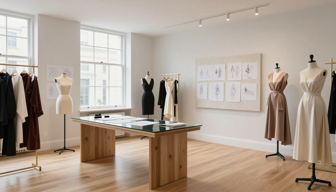 High-end fashion studio at Jimmy Choo Fashion Academy