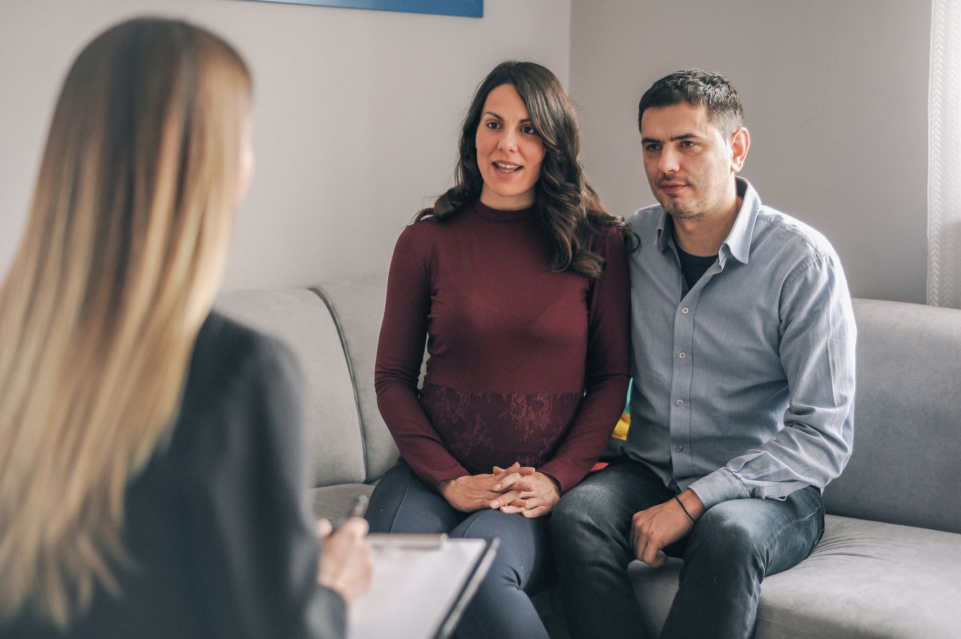 Marriage counseling session with professional advice to help couples strengthen their bond.
