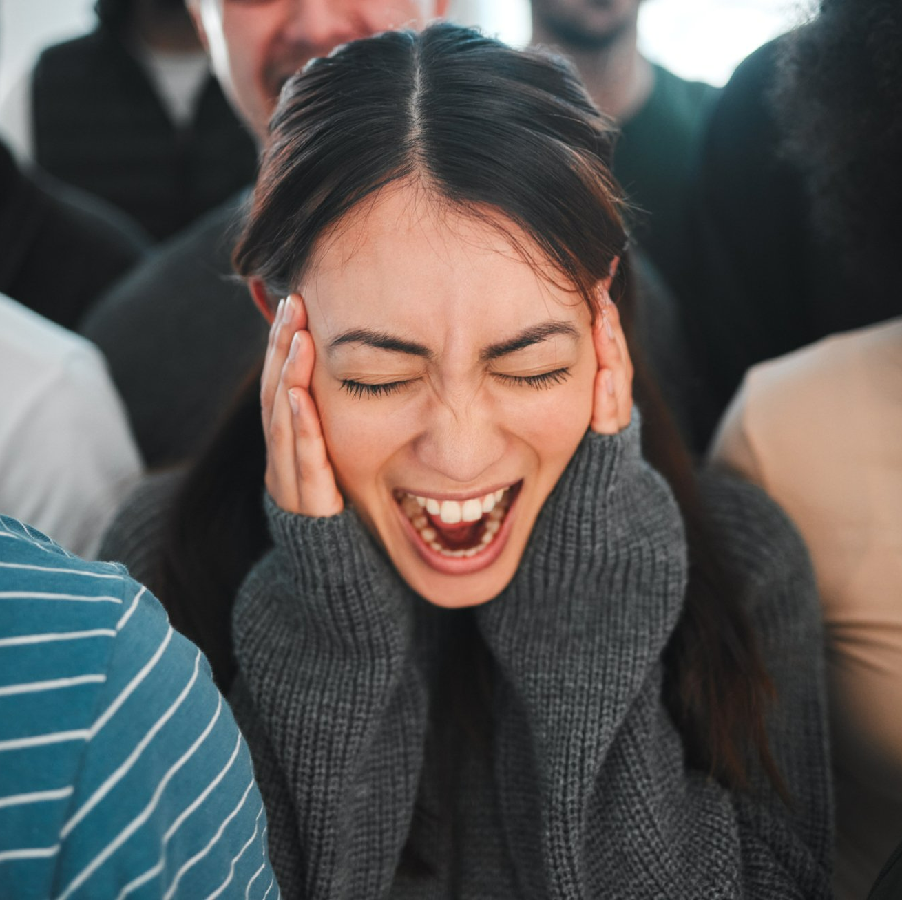 Young Woman Shout in the Crowd - Little Falls, MN - Center For Family Counseling