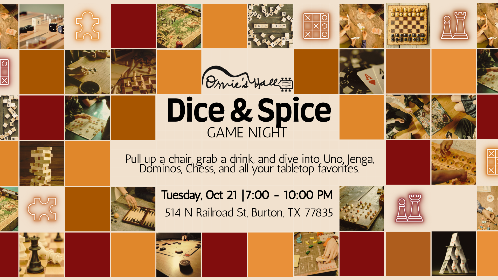 Dice & Spice Game Night