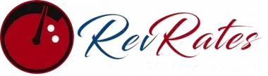 RevRates VIP Entertainment logo in red and blue for specials or promotions