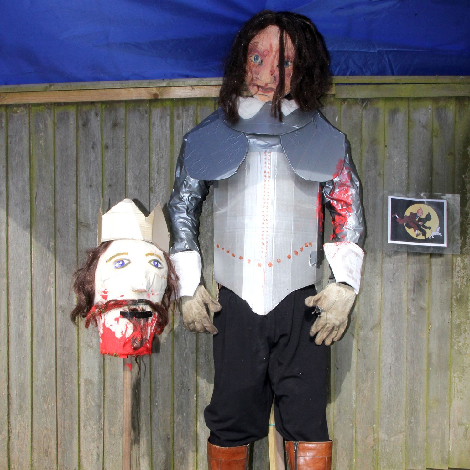 OLIVER CROMWELL SCARECROW