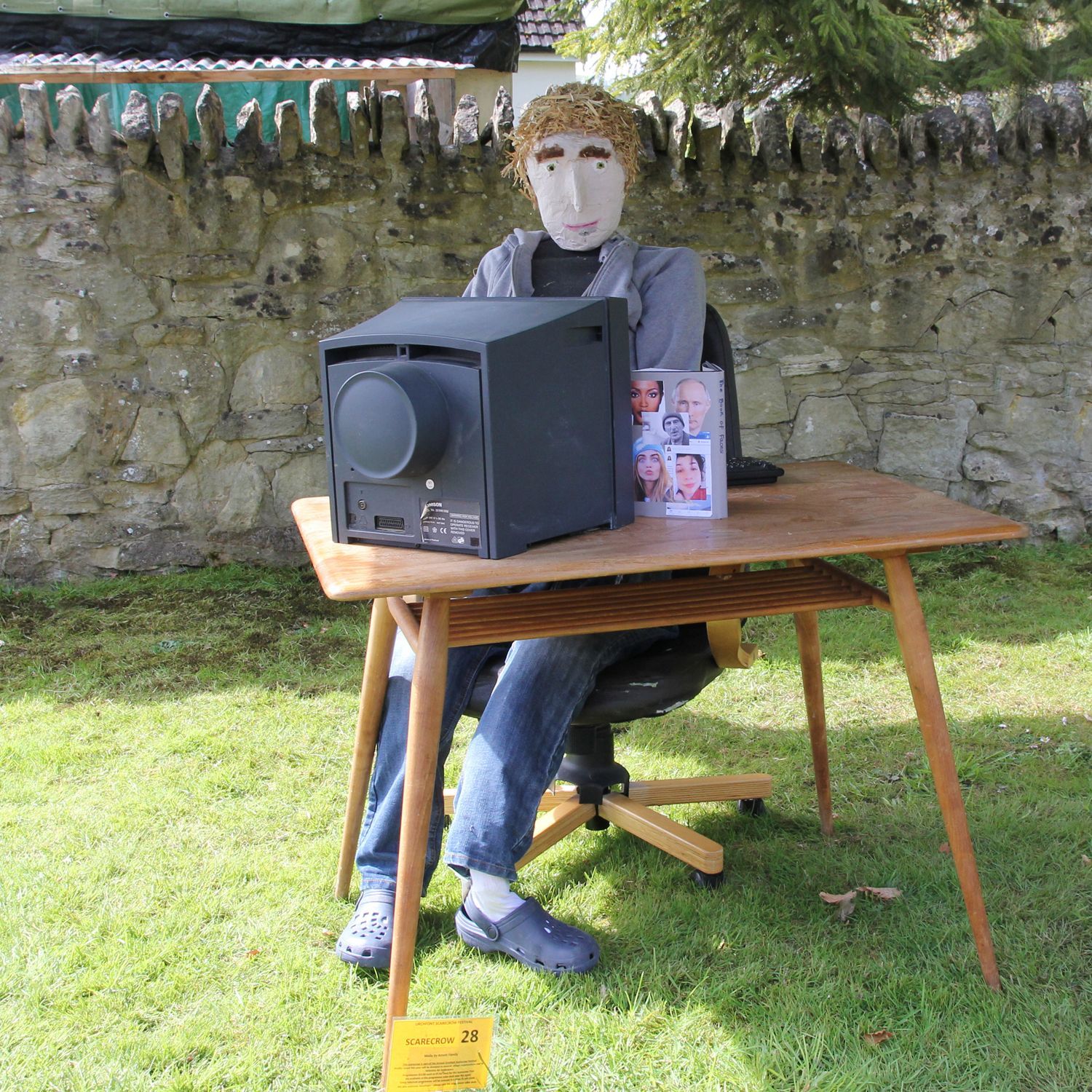 MARK ZUCKERBERG SCARECROW