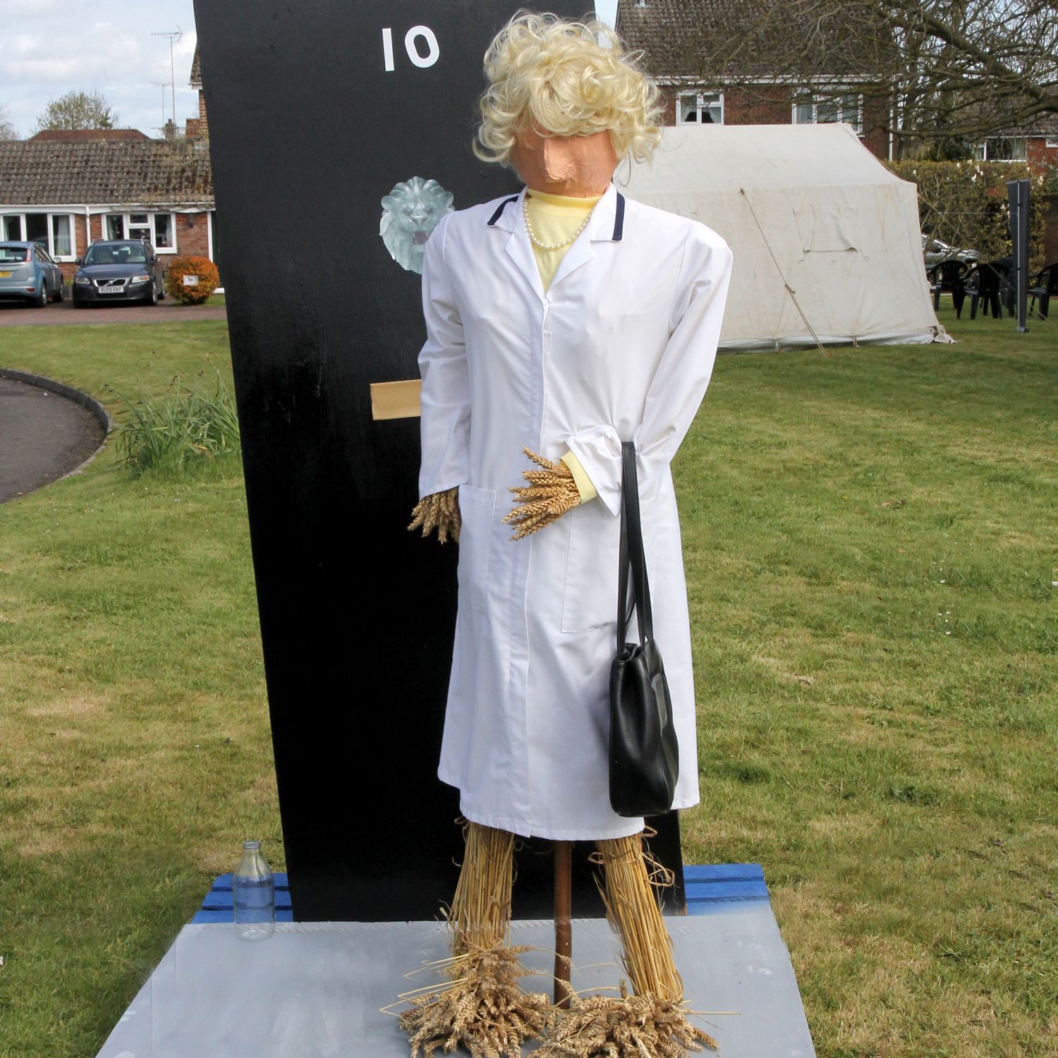 MARGARET THATCHER SCARECROW