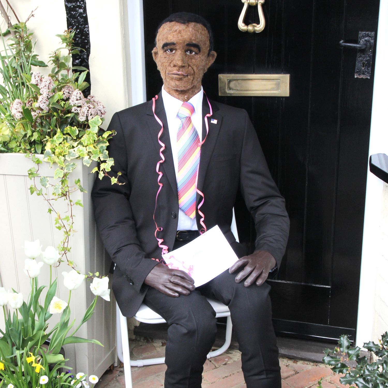 BARACK OBAMA SCARECROW