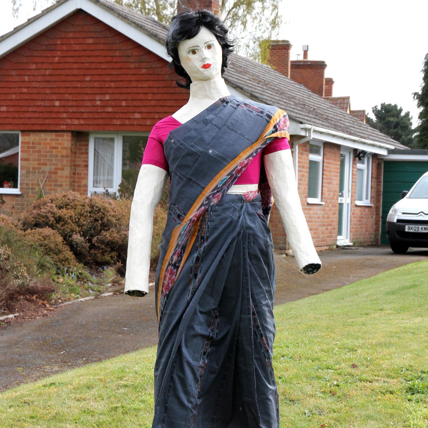 INDIRA GANDHI SCARECROW