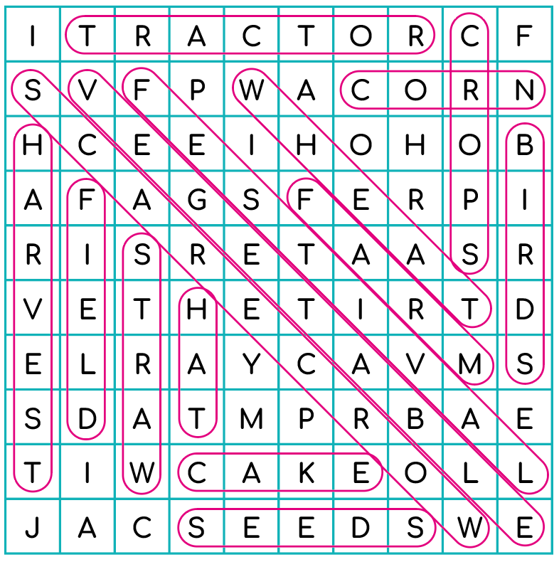scarecrow wordsearch answers