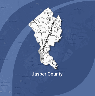 Map Of Jasper County - Hardeeville, SC - NetServ Engineering