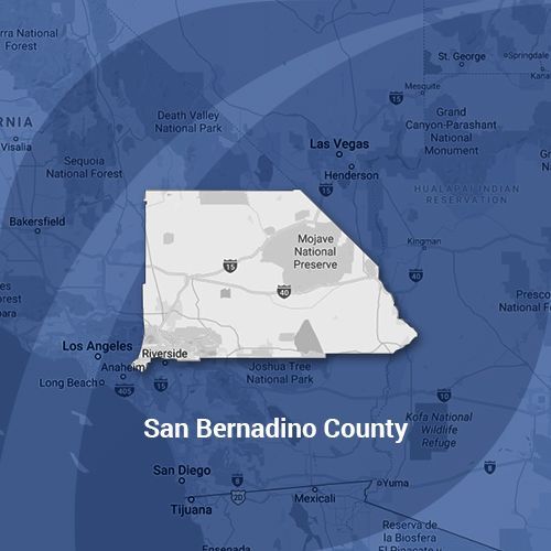 Map Of San Bernadino County - Hardeeville, SC - NetServ Engineering