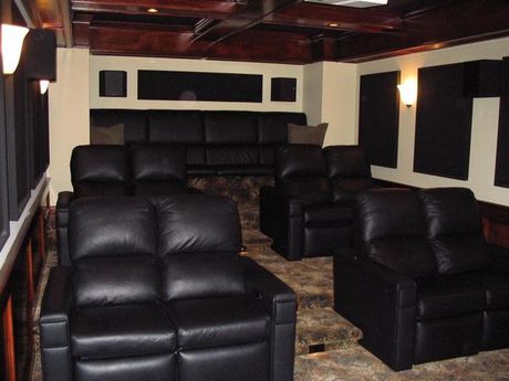 home theater leather seats