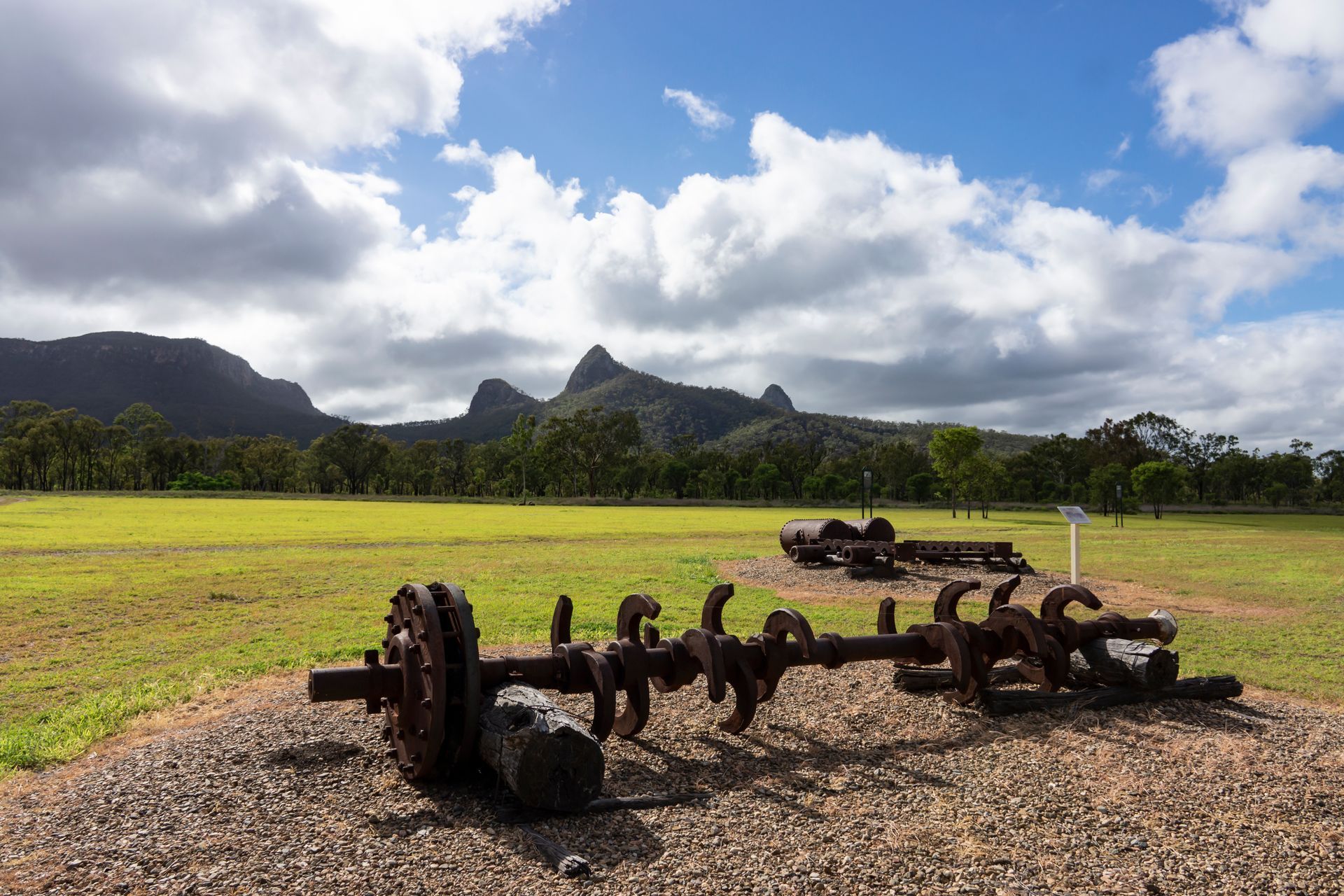A Field With A Mountain In The Background — Geisler Truck & Trailer Wheel Alignments In Nebo, QLD