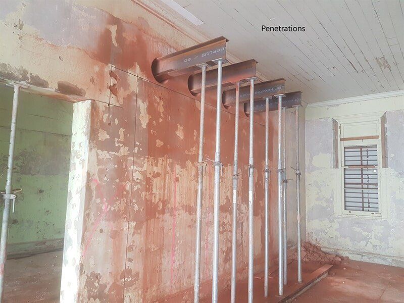 Wall Penetration — Concrete Services in Townsville, QLD