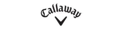 Callaway logo with a downward-pointing chevron below the curved text.