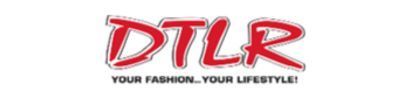 DTLR logo in red with a white outline, below reads 