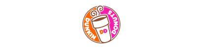Dunkin' Donuts logo: coffee cup and the words 