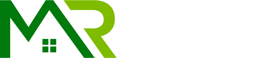MRoz Real Estate Logo in White