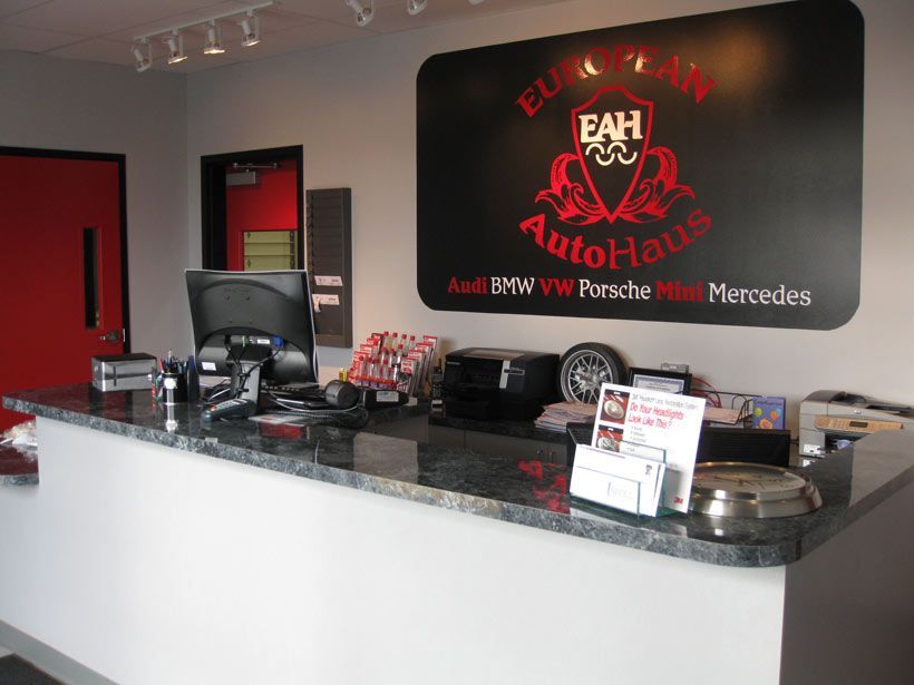 European AutoHaus - our front office