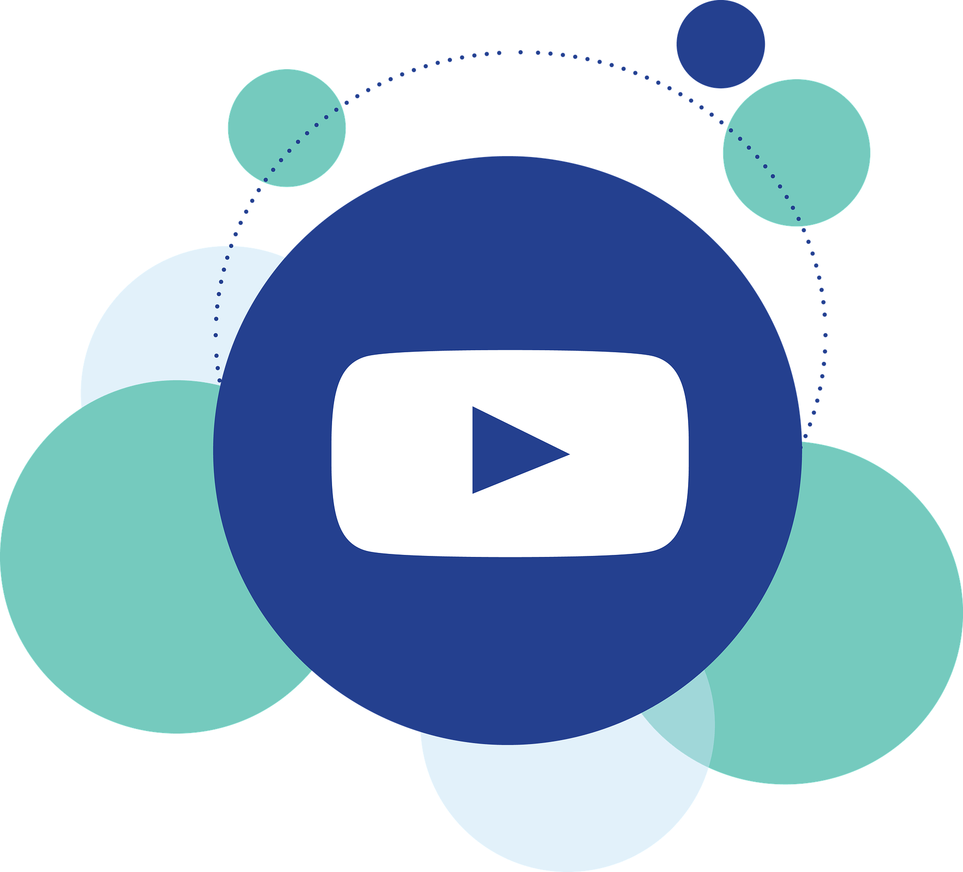 play button for social media video
