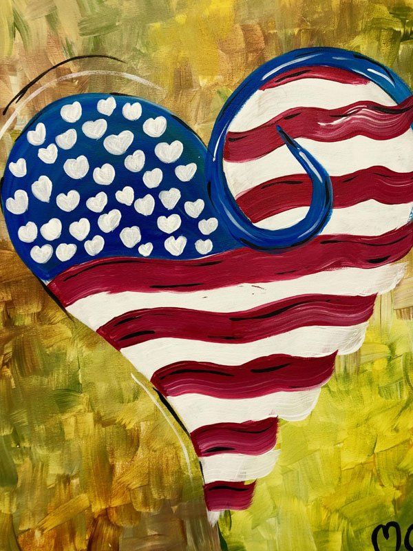 patriotic painting easy