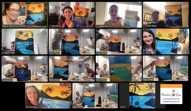 Twist at Home Virtual Live Painting Events