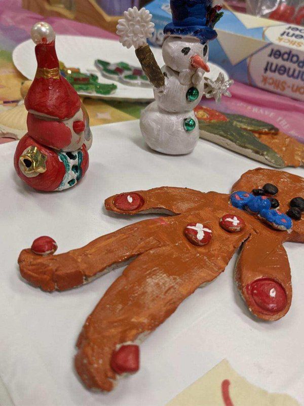 Painted gingerbread man