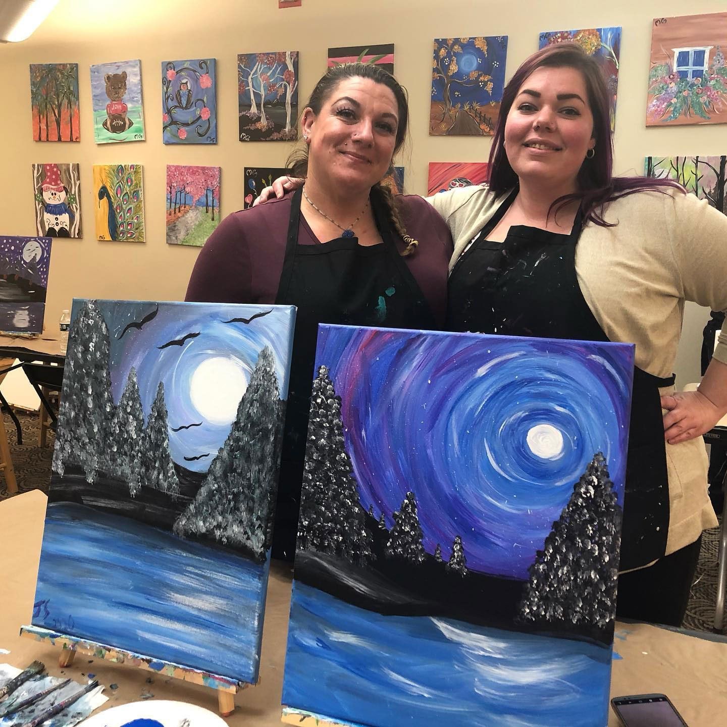 In-Studio Private Paint Parties, Paint & Sip, Canvas n Cup