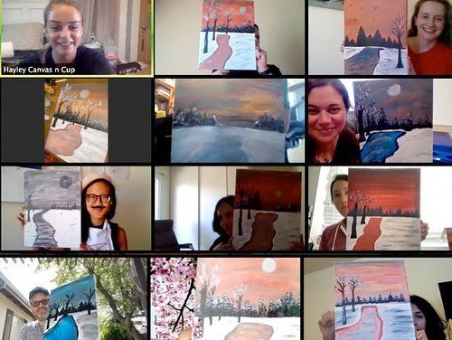 How to Host an Affordable Online Painting Party With Zoom 