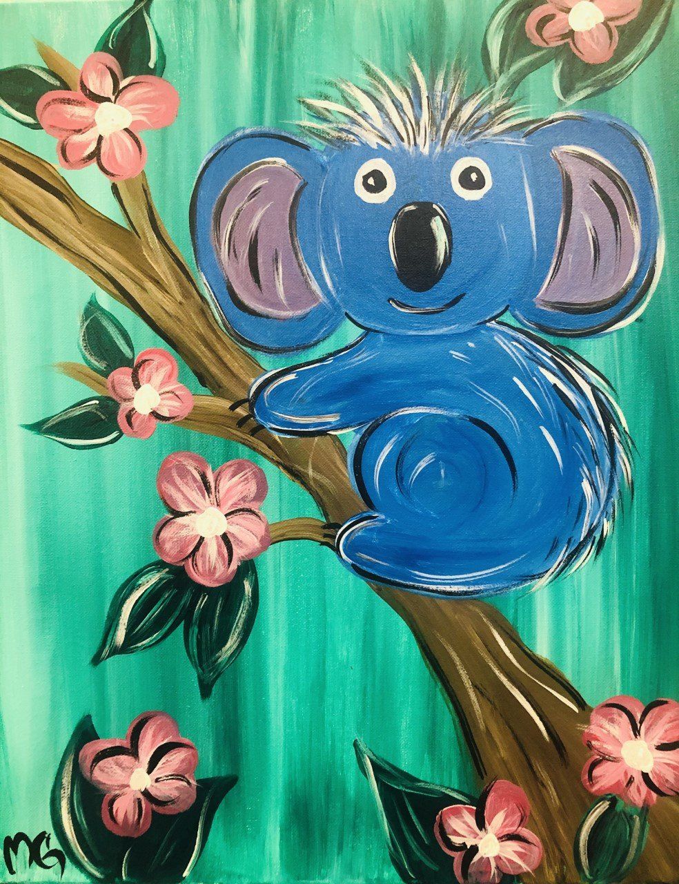 Koala painting at kids night