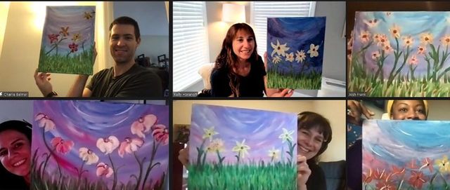 Sip & Paint Classes At Home - Online Painting Classes