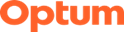 Optum logo in orange.