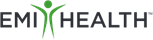 EMI Health logo featuring a green person with outstretched arms. The word "HEALTH" is to the right.