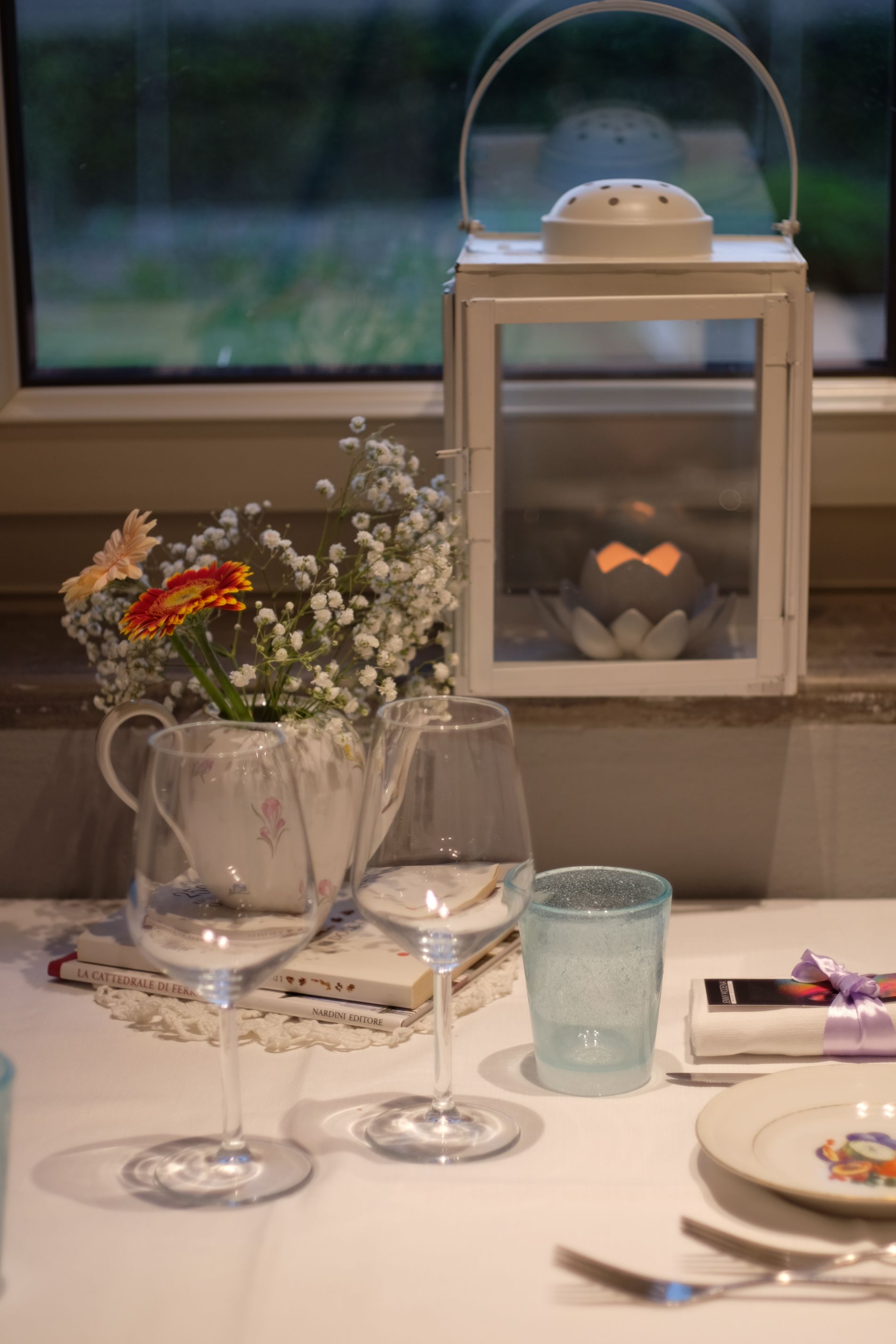 tavolo del ristorante tipico di cucina ferrarese